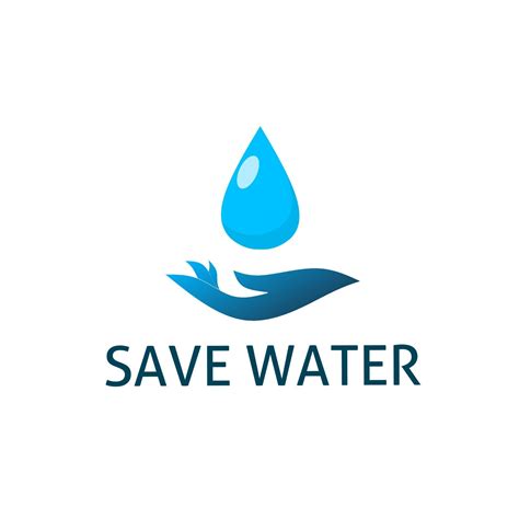 Logo save water 6329490 Vector Art at Vecteezy