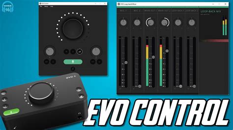 NEW - EVO ON-SCREEN CONTROL APP for the Audient EVO 4 - YouTube