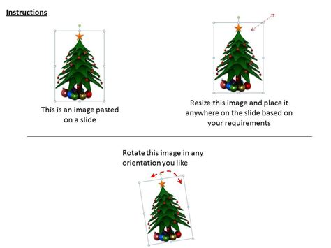 0514 Illustration Of Christmas Tree Image Graphics For Powerpoint ...