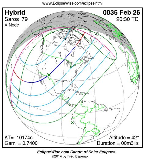 EclipseWise - Hybrid Solar Eclipse of 0035 Feb 26