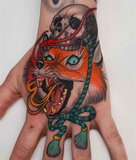 Kitsune Tattoos: Origins, Meanings, & Types of Japanese Fox Tattoos ...