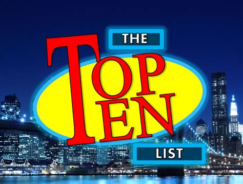 David Letterman Top 10