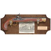 The Alamo Deluxe Framed Set Dark Wood - Old West Historic Collectibles Framed - Historic Weapons ...