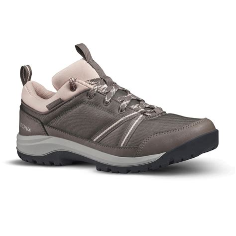 Women Waterproof Nature Hiking Shoes NH150 - Brown