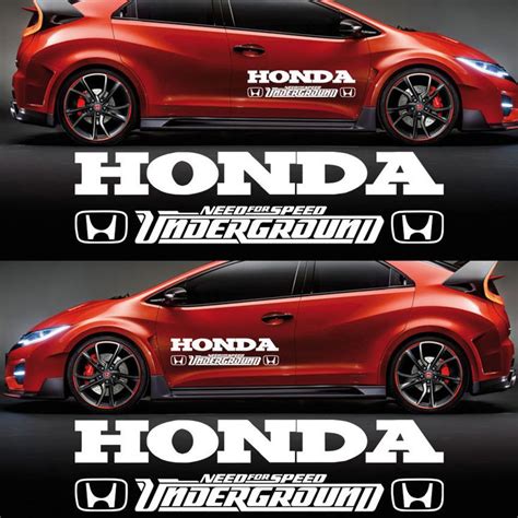 (1) JDM Car Decals Graphics Racing Emblem NEED FOR SPEED #4114 | Honda civic, Honda civic car ...