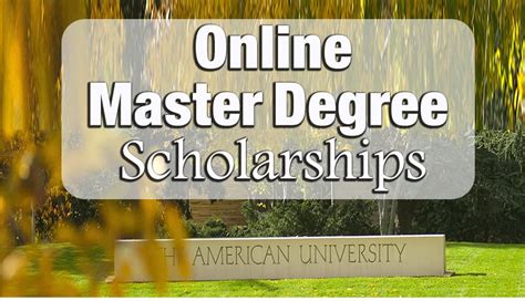 American University Online Master Degree Scholarships | Opportunity for ...