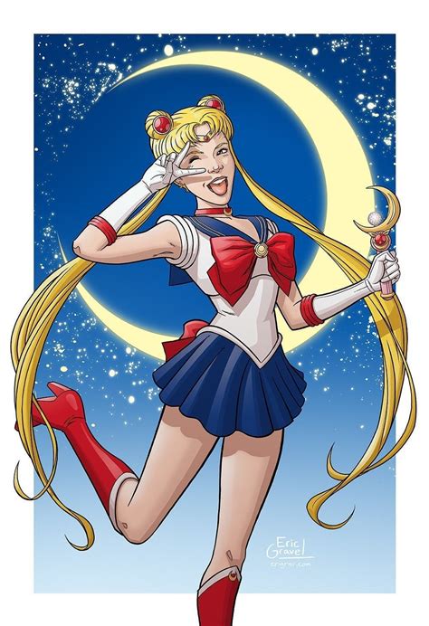 8.5x11 Sailor Moon Fan Art Print - Etsy Australia