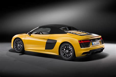 Audi R8 Spyder Convertible Shown at 2016 New York auto show