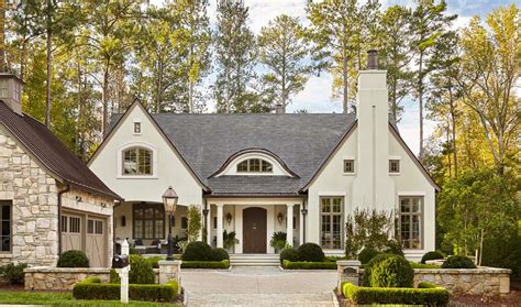 Absolutely dreamy European-style cottage home in woodlands of Georgia - architecture and design