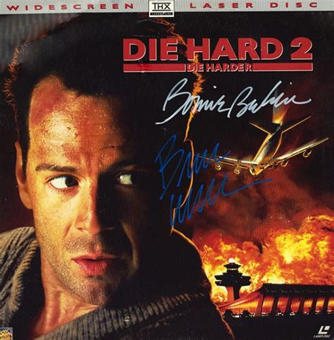 Die Hard 2 Cast Signed Movie Laserdisc Album – Artist signed collectibles and gifts