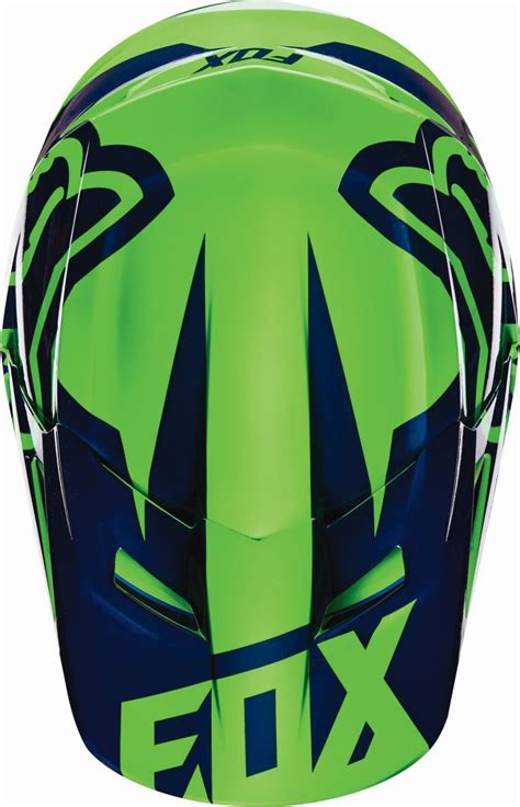 Fox Racing NEW 2016 Youth Mx V1 Race FLO Green Motocross Dirt Bike Kids Helmet | eBay