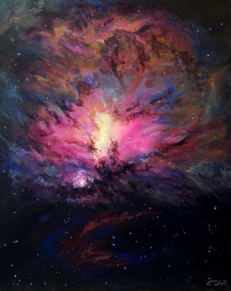 Orion Nebula – Space Art By Christopher Doll