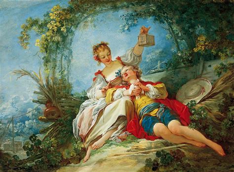 'The Happy Lovers' by Jean-Honoré Fragonard, c.1760-65 | Flickr