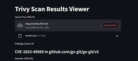 GitHub - mfreeman451/trivy-streamlit: A streamlit-based app for trivy ...