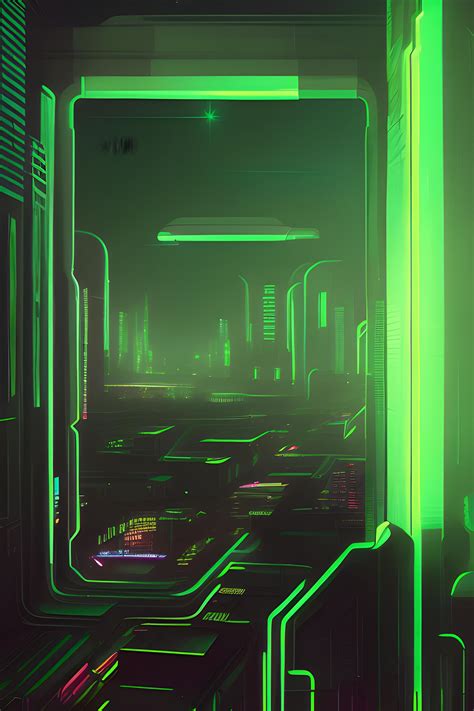 Green Cyberpunk Wallpapers - Wallpaper Cave