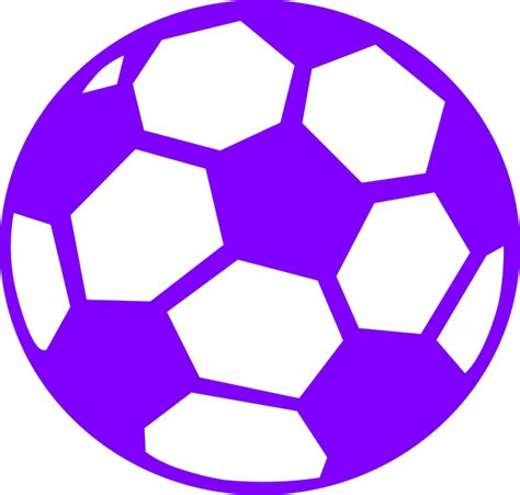 Purple Soccer Ball Clip Art at Clker.com - vector clip art online ...