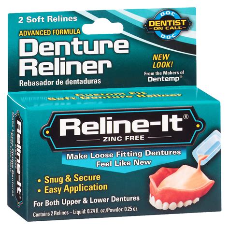 Dentist On Call Reline-It Advanced Denture Reliner Kit | Walgreens