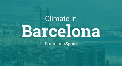 Climate & Weather Averages in Barcelona, Barcelona, Spain