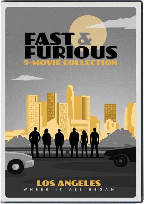 Fast & Furious 9-Movie Collection (DVD + Postcard) (DVD) - Walmart.com