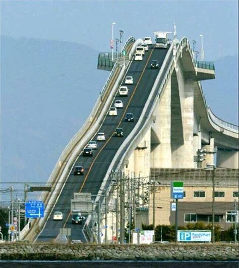 Bridge named Eshima Ohashi located between Shimane and Tottori Prefecture in Japan | Scary ...