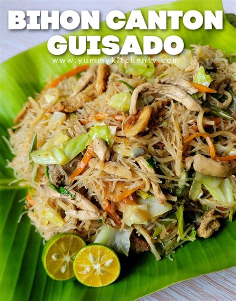 Bihon Canton Guisado - Yummy Kitchen