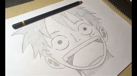 How To Draw Luffy | Easy Tutorial | Step By Step [HD] - YouTube