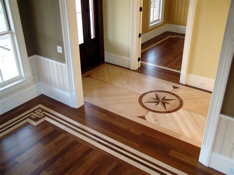 Ideas, Fabulous Imperial Dark Hardwood Floor Borders On White Room ...