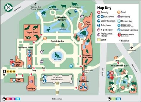 Central Park Zoo - Map http://www.centralparkzoo.com/plan-your-trip ...