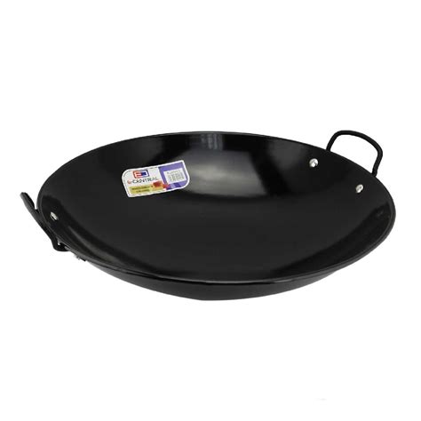 Iron Wok | Chinese Wok | Double Handle Enamel Wok | Cast Iron Wok ...