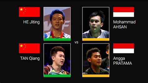 Order of Play Final Kejuaraan Bulutangkis Beregu Asia 2018, Indonesia Vs China - Serambinews.com