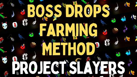 BEST Boss Drop Farming Method In Project Slayers (ROBLOX) - YouTube