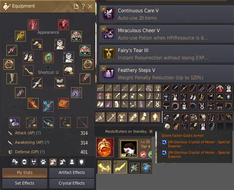 Selling - [EU]bdo acc 715 gs 314/314/401 fairy new skill V,65lvl,inf ...