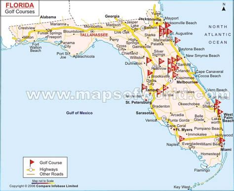 Golf Courses In Florida Map | Florida Map 2018