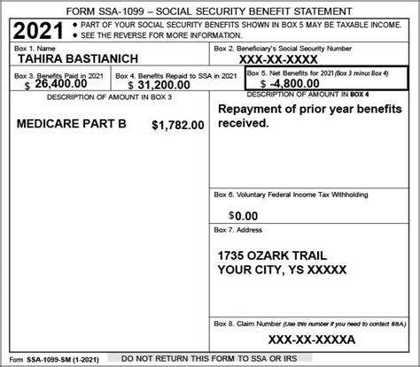 Ssa 1099 Form 2023 - Printable Forms Free Online