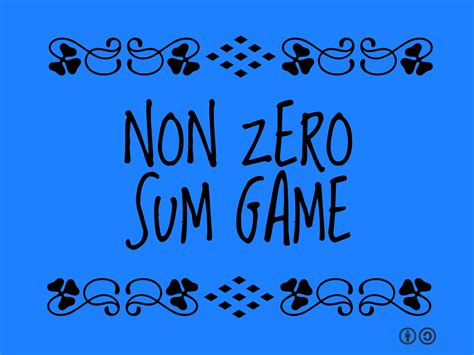 Non Zero Sum Game - Planeta.com