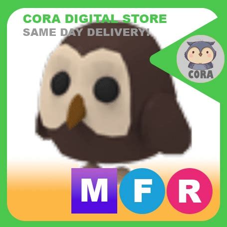 Roblox Adopt Me OWL MFR Mega Neon Fly Ride, Video Gaming, Video Games, Others on Carousell