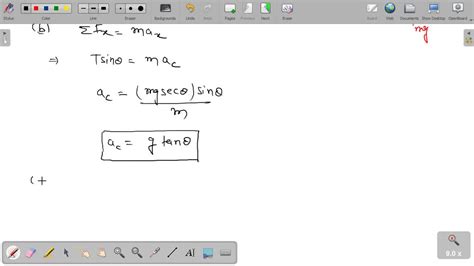 SOLVED: The diagram shows pendulum bob that has been pulled to the right by n angle 0 Diagram is ...