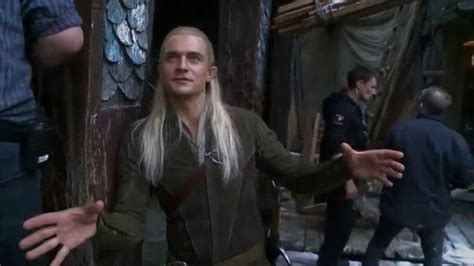 Legolas Behind The Scenes - Legolas Stunts (Legolas In Lake-Town Part 1) | The hobbit, Legolas ...