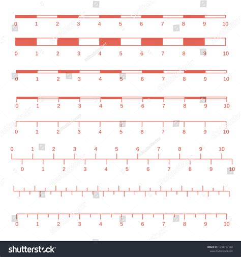 Map Scales Graphics Measuring Distances Scale Stock Vector (Royalty Free) 1634157148