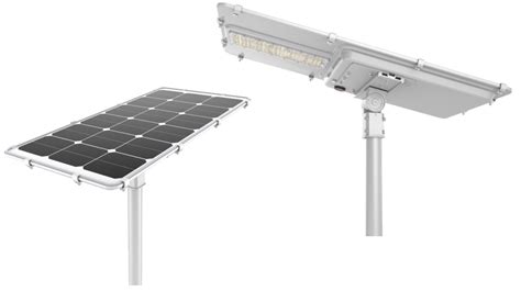 Integrated Solar LED street light 5210Lm 160Lm/W