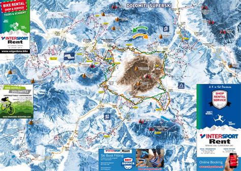 SKI-MAP-SUPERSKI-DOLOMITI › Val Gardena Ski