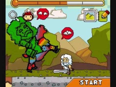 Super Scribblenauts Gameplay NDS - YouTube