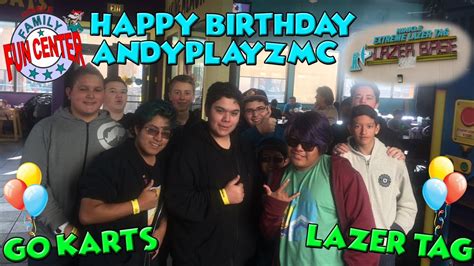 THE GANG'S ALL HERE!! | Happy Birthday AndyPlayzMC!! [15th Birthday ...