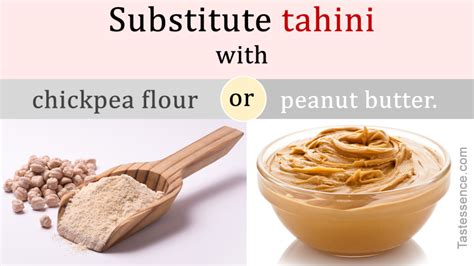 Can peanut butter substitute tahini?