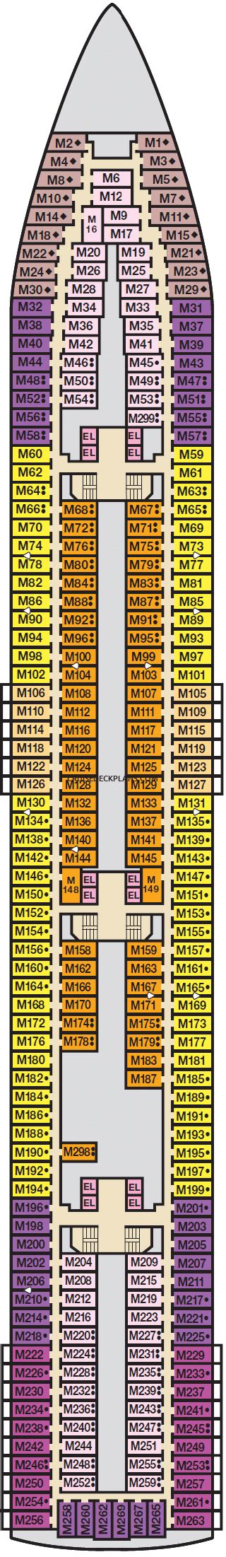 Carnival Fascination Main Deck Plan Tour