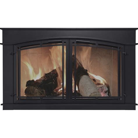 Black Fireplace Doors Glass – Mriya.net