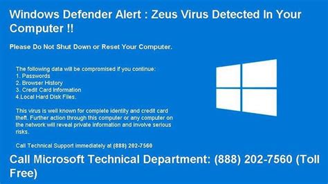 ZeuS Virus Detected Pop-up Scam (Fake Trojan Virus) | by Boris Tashev ...