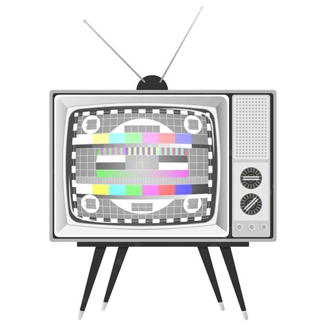 Premium Vector | Retro TV no signal on a white background. vector ...