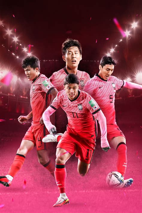 KFA SPORTS POSTER DESIGN | 손흥민 | 김민재 | 정우영 | 황희찬 | 국가대표 축구 포스터 | Sport ...