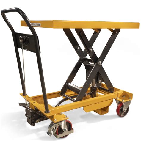 800kg Portable Scissor Lift Table | Low Cost Hydraulic Trolley | LLM ...